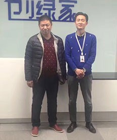 恭喜駐馬店市劉總加盟創(chuàng)綠家除甲醛品牌！